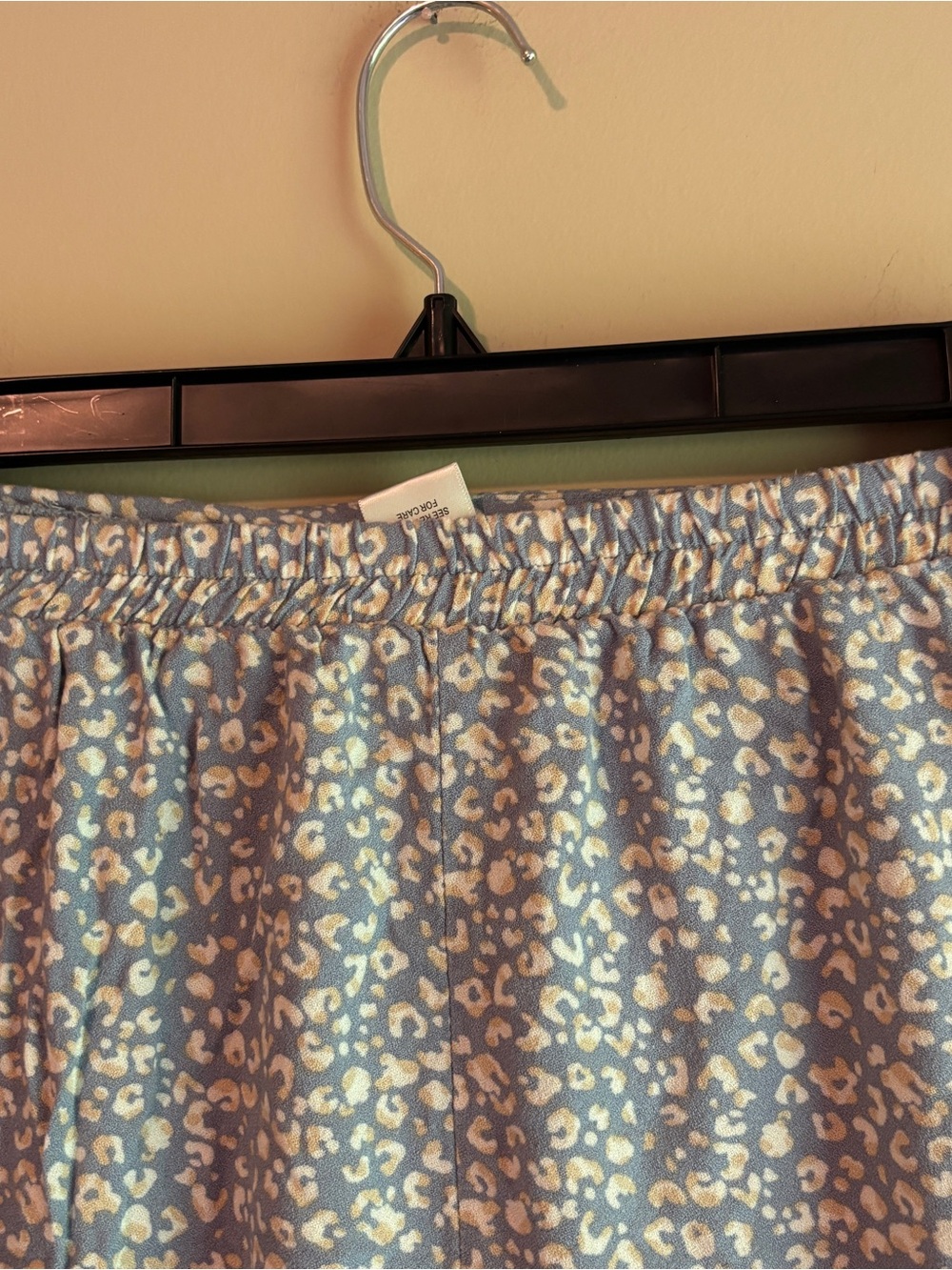 Blue Floral Wrap Skirt - Picture 5 of 6